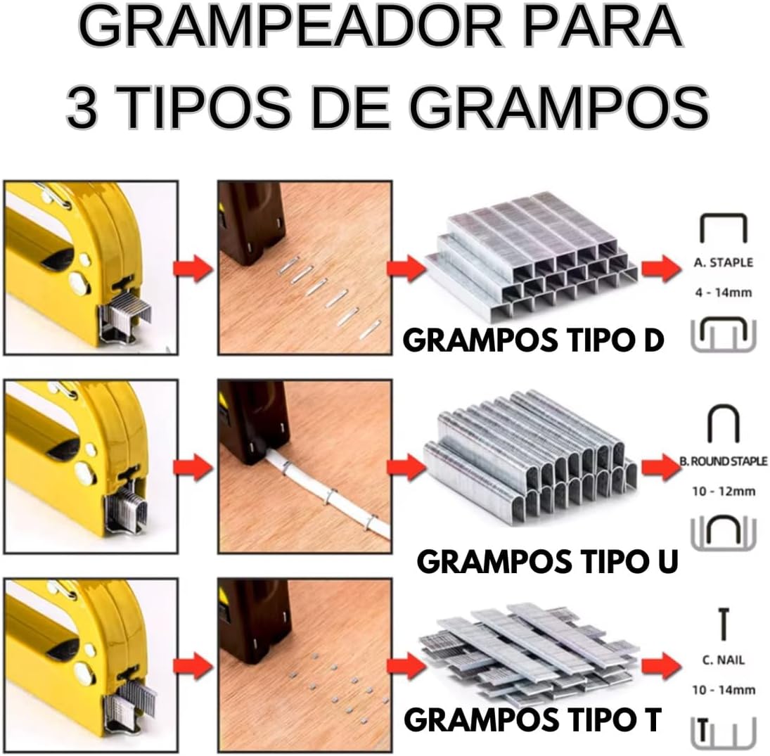 Grampeador Tapeceiro Profissional Stronex 3