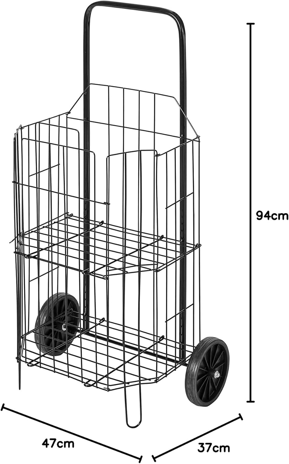 Carrinho de Feira e Compras Reforçado Metaltec 4