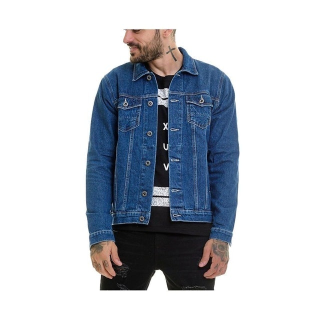 Jaqueta Jeans Masculina Slim Fit 2