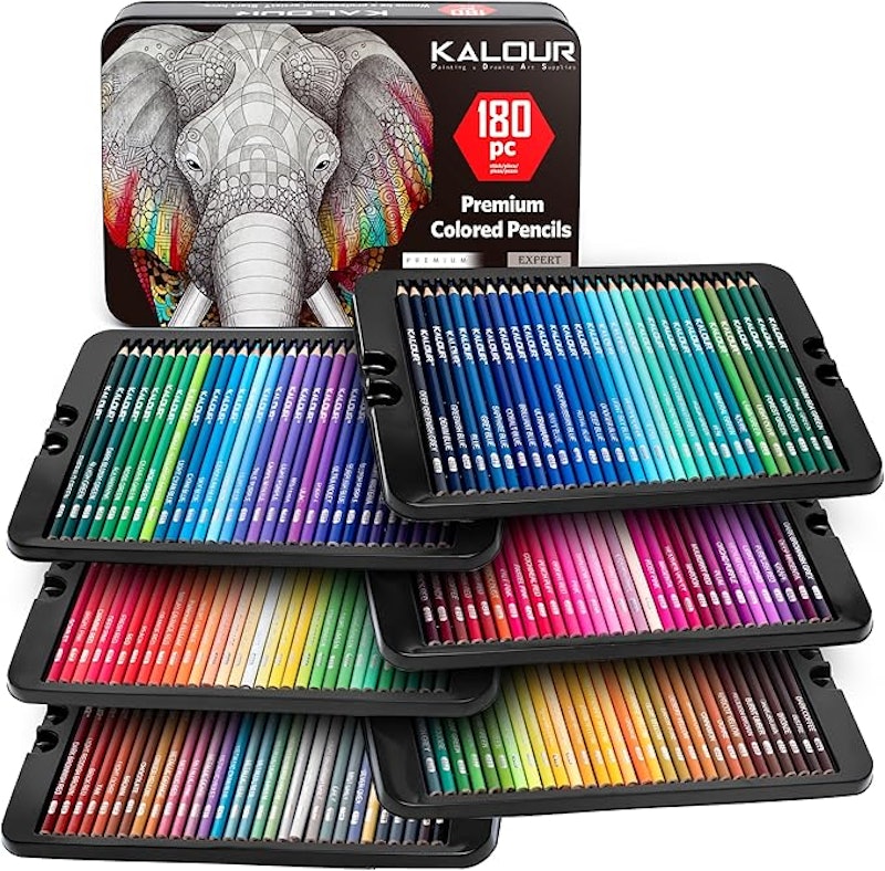 Lápis de Cor Conjunto de 180 Cores 1