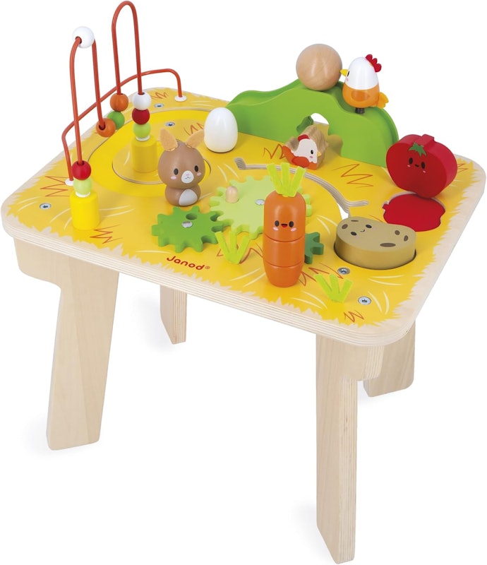 Mesa de Atividades de Madeira Fazendinha Janod 2