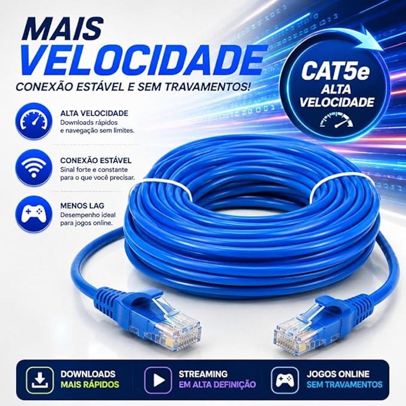Cabo de Rede CAT5 20 m 2