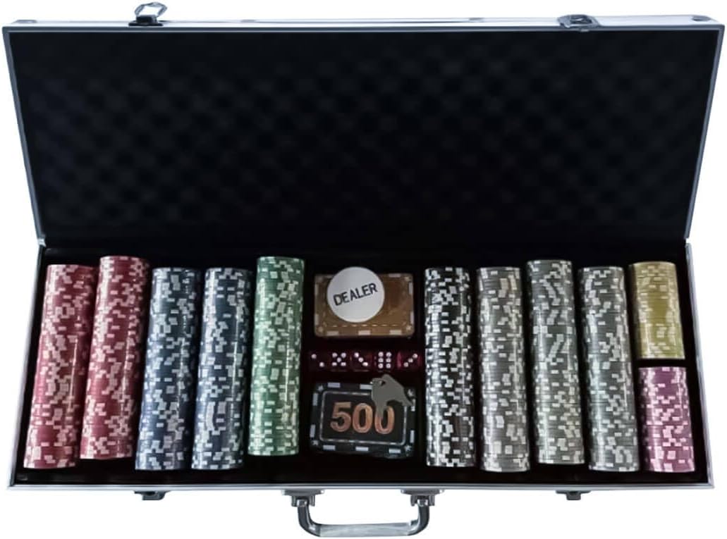 Jogo De Poker Com Maleta 500 Fichas 2