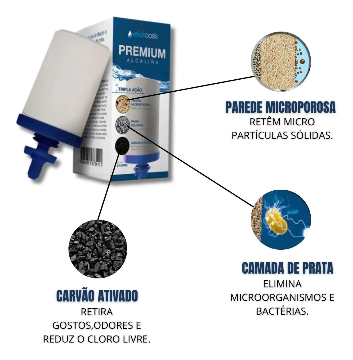 Filtro Condi Vanone de Barro com uma Vela  4