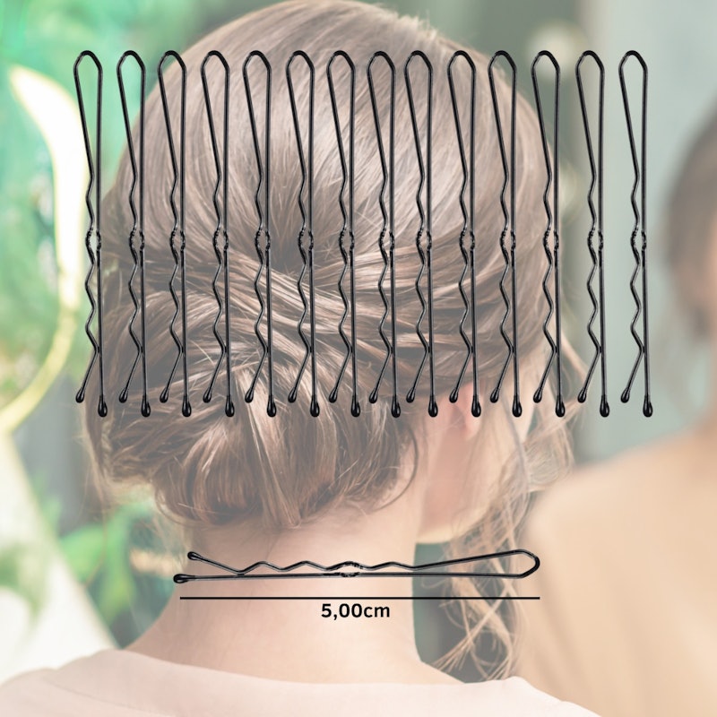 Grampos para Cabelo Preto Marco Boni 2