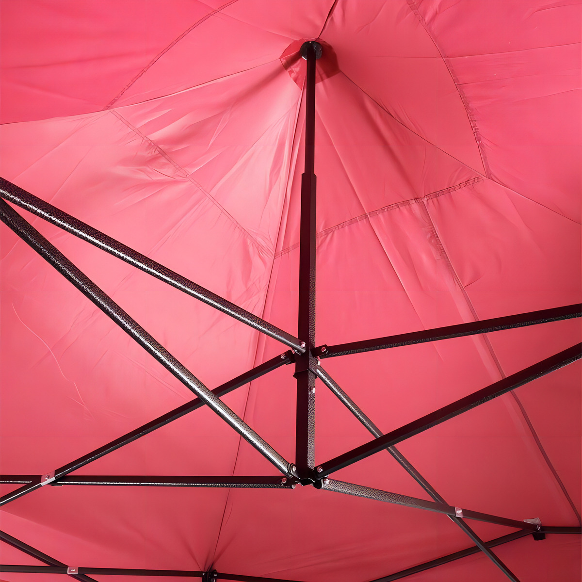 Tenda Gazebo Dobrável Pagoda 3 x 3 m Vermelha Bel 5