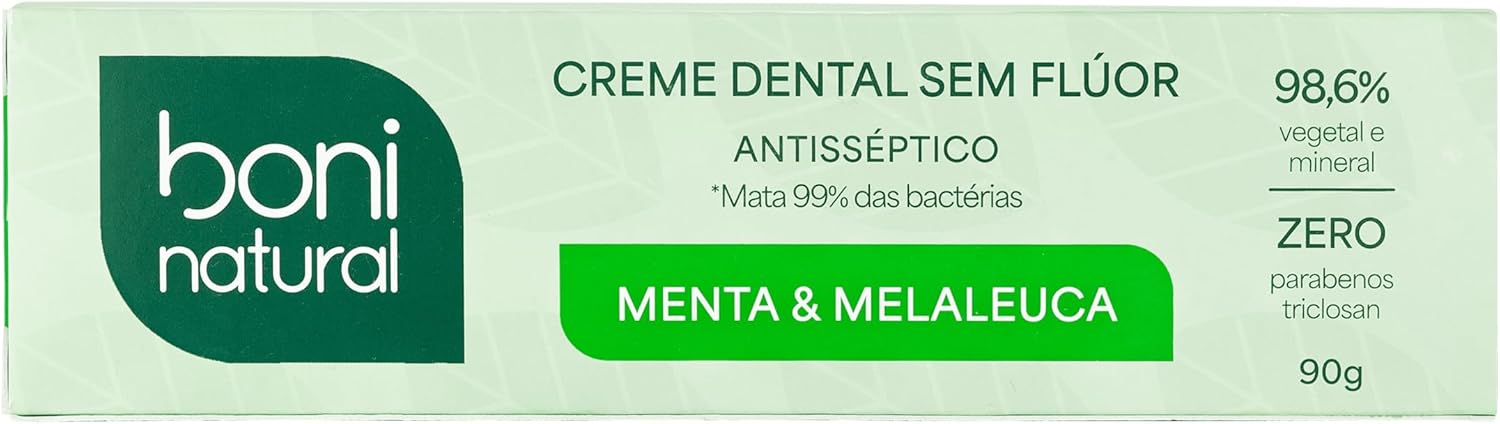 Creme Dental Boni Natural Menta e Melaleuca 5