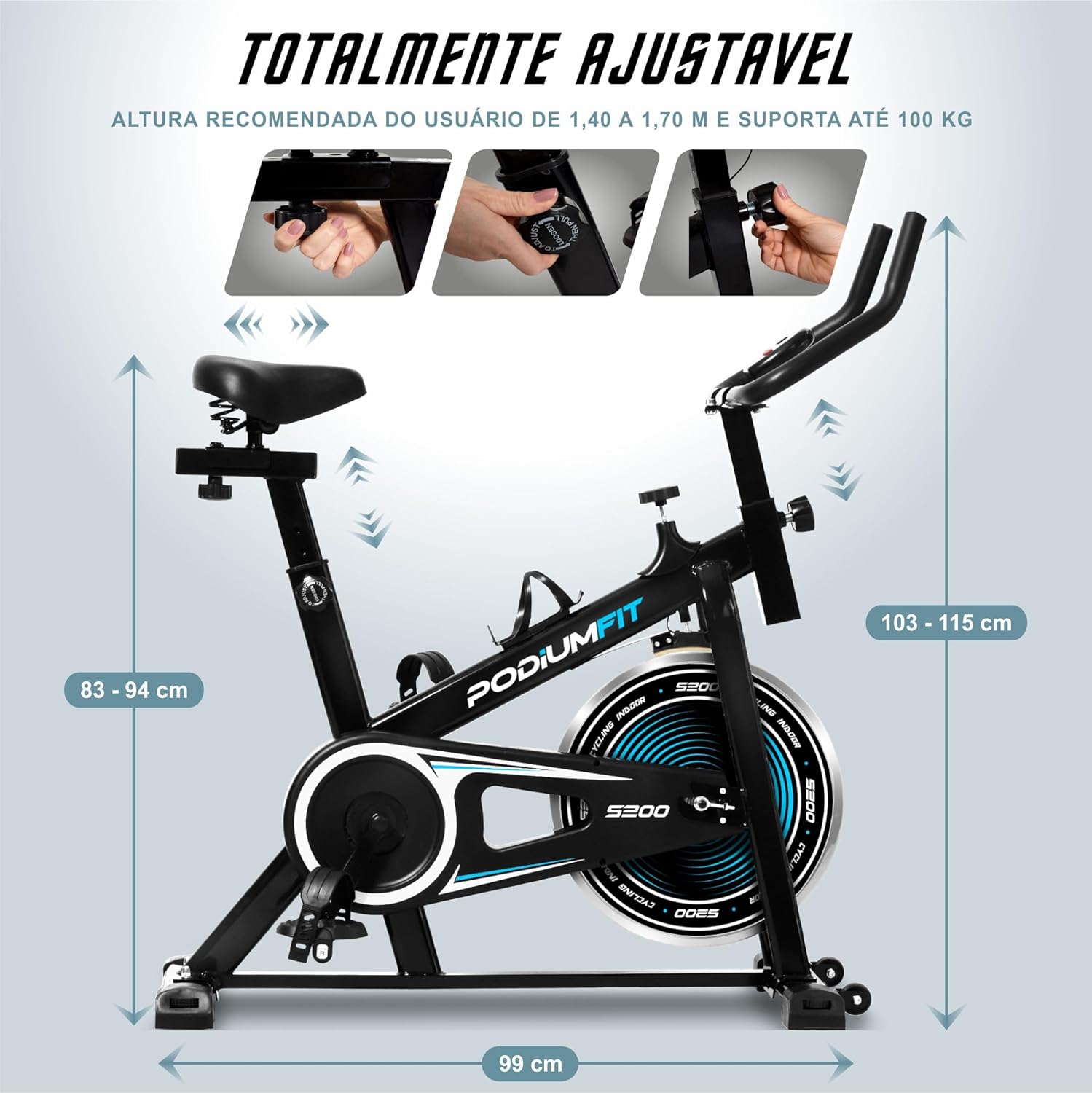 Bicicleta Ergométrica Spinning  5