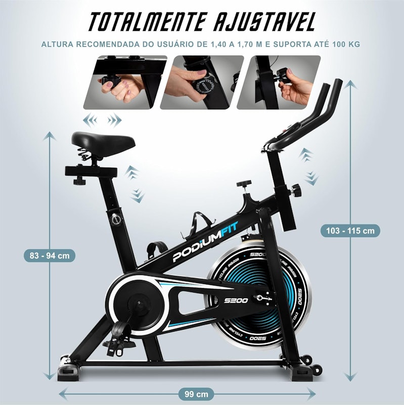 Bicicleta Ergométrica Spinning 5