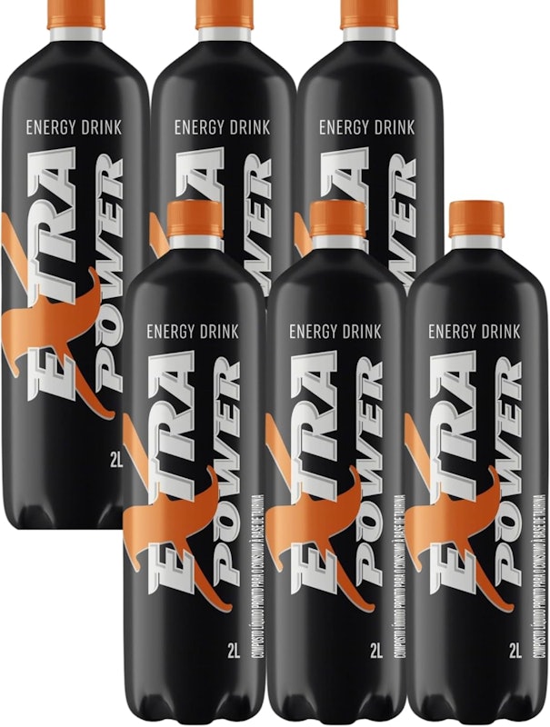 Energético Extra Power 2 L – Pack com 6 Unidades 1