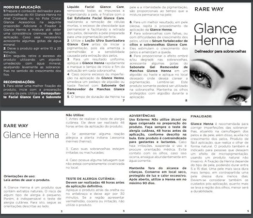 Henna para Sobrancelhas Glance 2