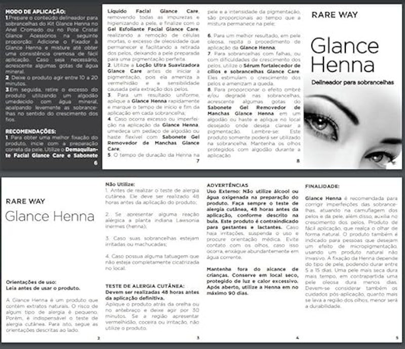 Henna para Sobrancelhas Glance 2