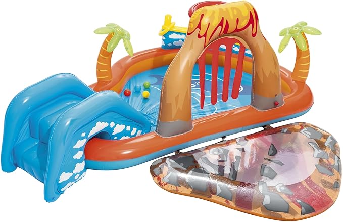 Piscina Interativa Inflável 208 L Vulcão 2