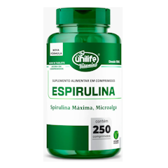 Spirulina em Comprimidos 1000 mg