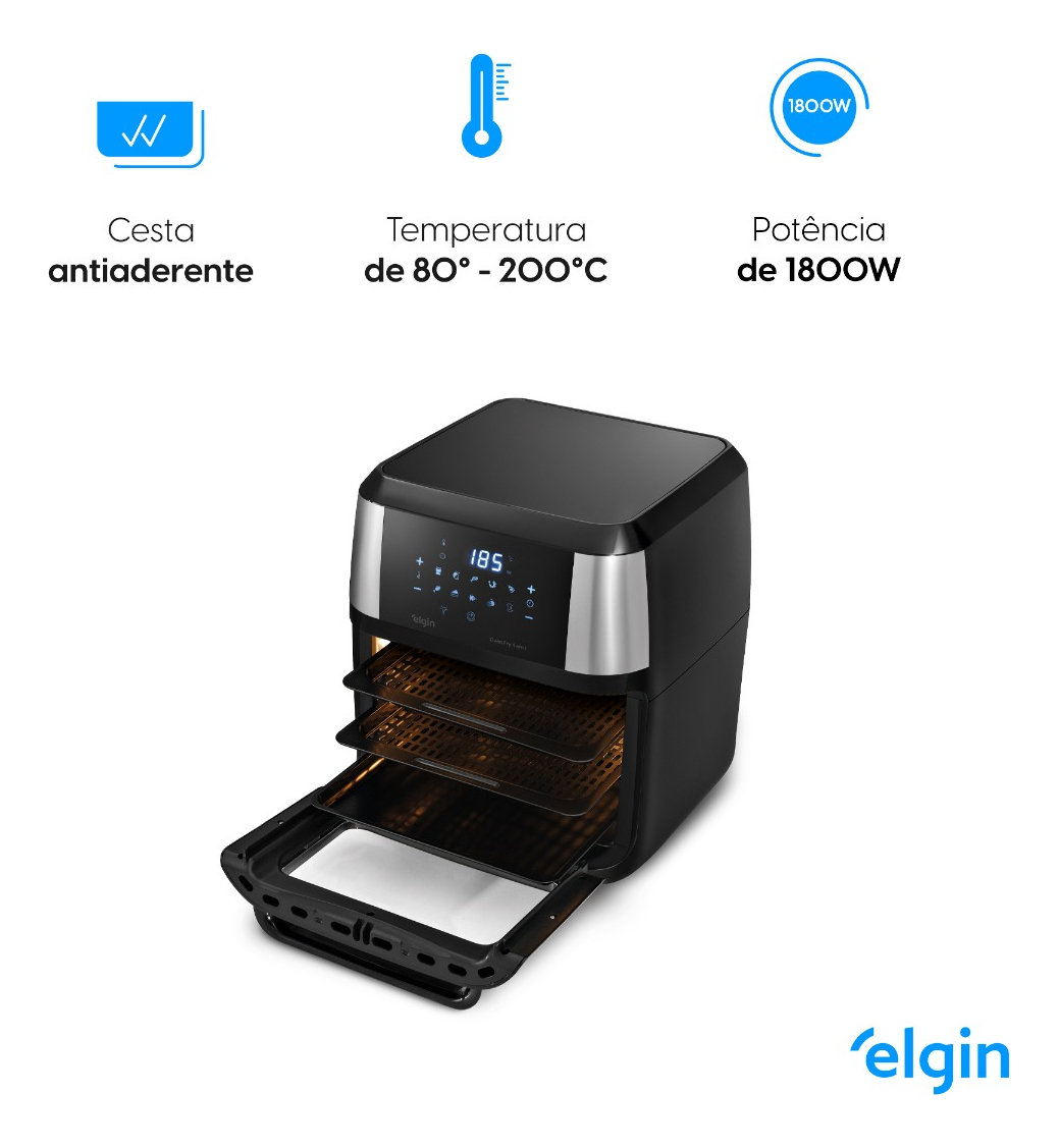Fritadeira e Forno Air Fryer Oven Fry 12 L 3