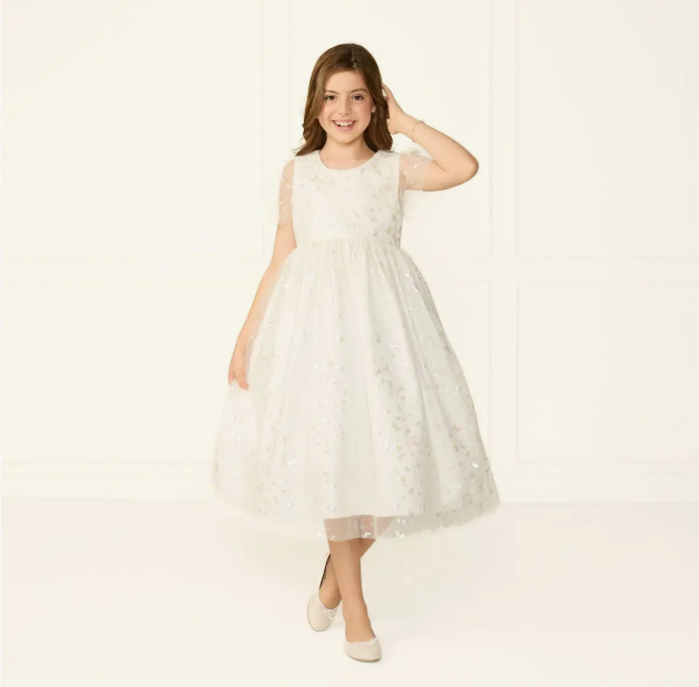 Vestido Borboletinha Off White 3