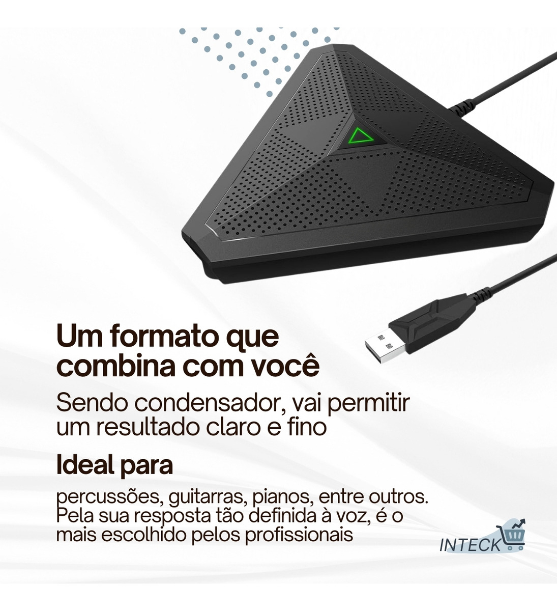 Microfone para Conferência USB Cmteck 5