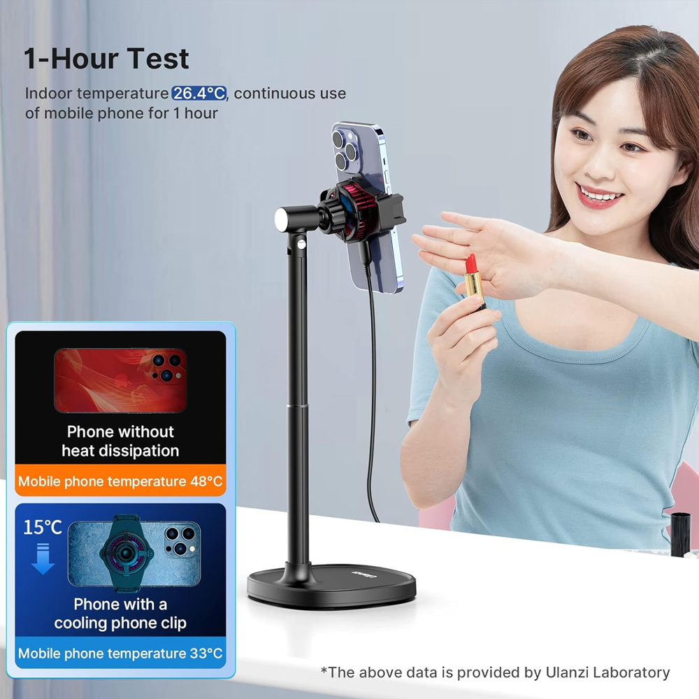 Ulanzi SK-06 Telephone Cooler Cooler Holder for Live Streaming 3