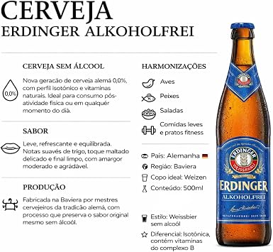 Cerveja sem Álcool Erdinger Alkoholfrei 2
