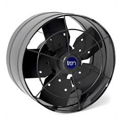 Ventilador/Exaustor Axial Industrial para Churrasqueira 25 cm