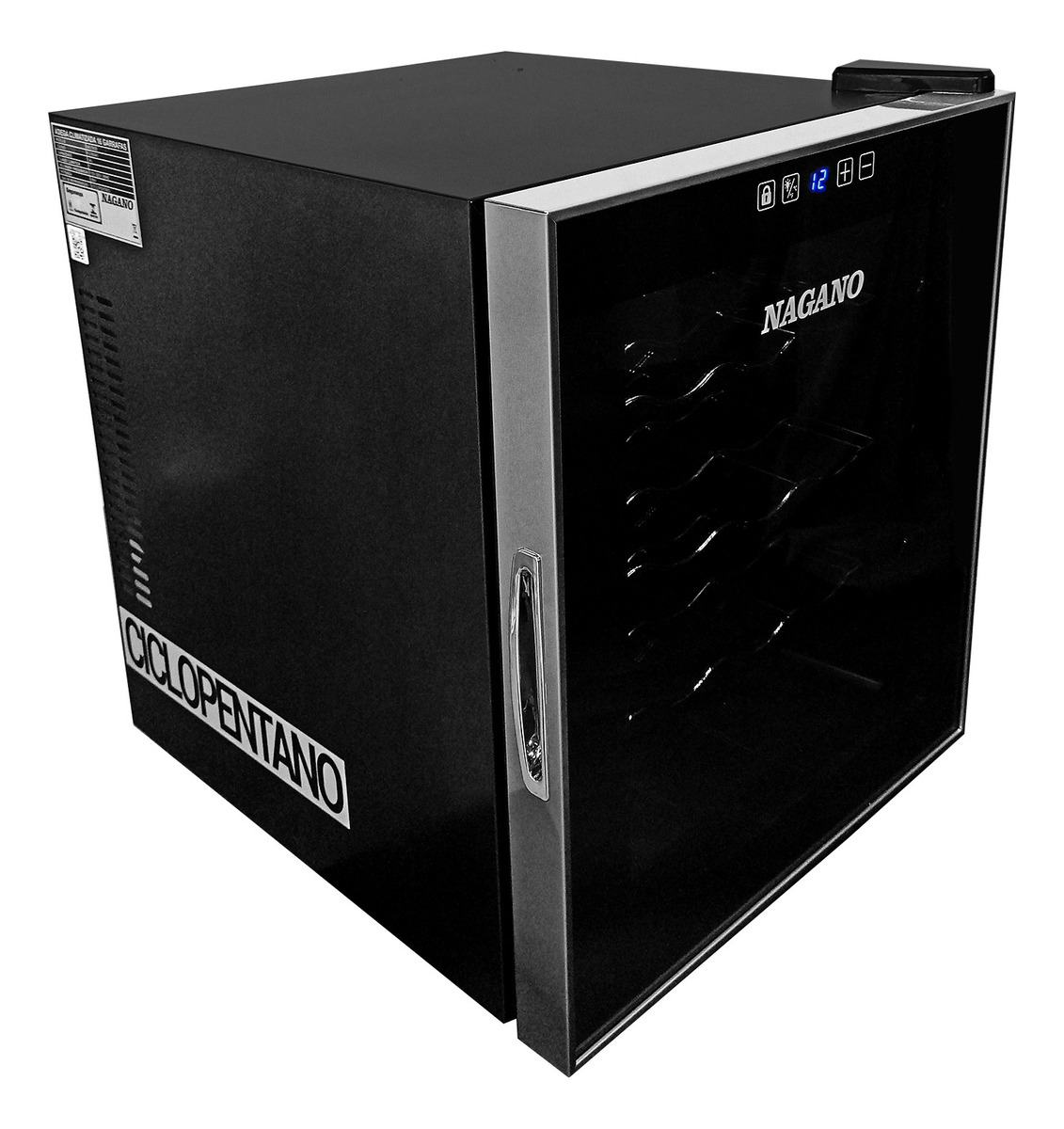 Adega de Vinhos Climatizada 16 Garrafas 44 L Display Digital 2