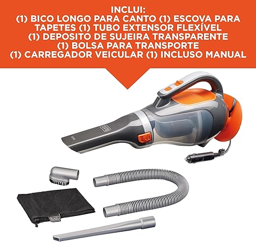 Aspirador de Automóveis 12 V 610 ml Ação Ciclônica 3