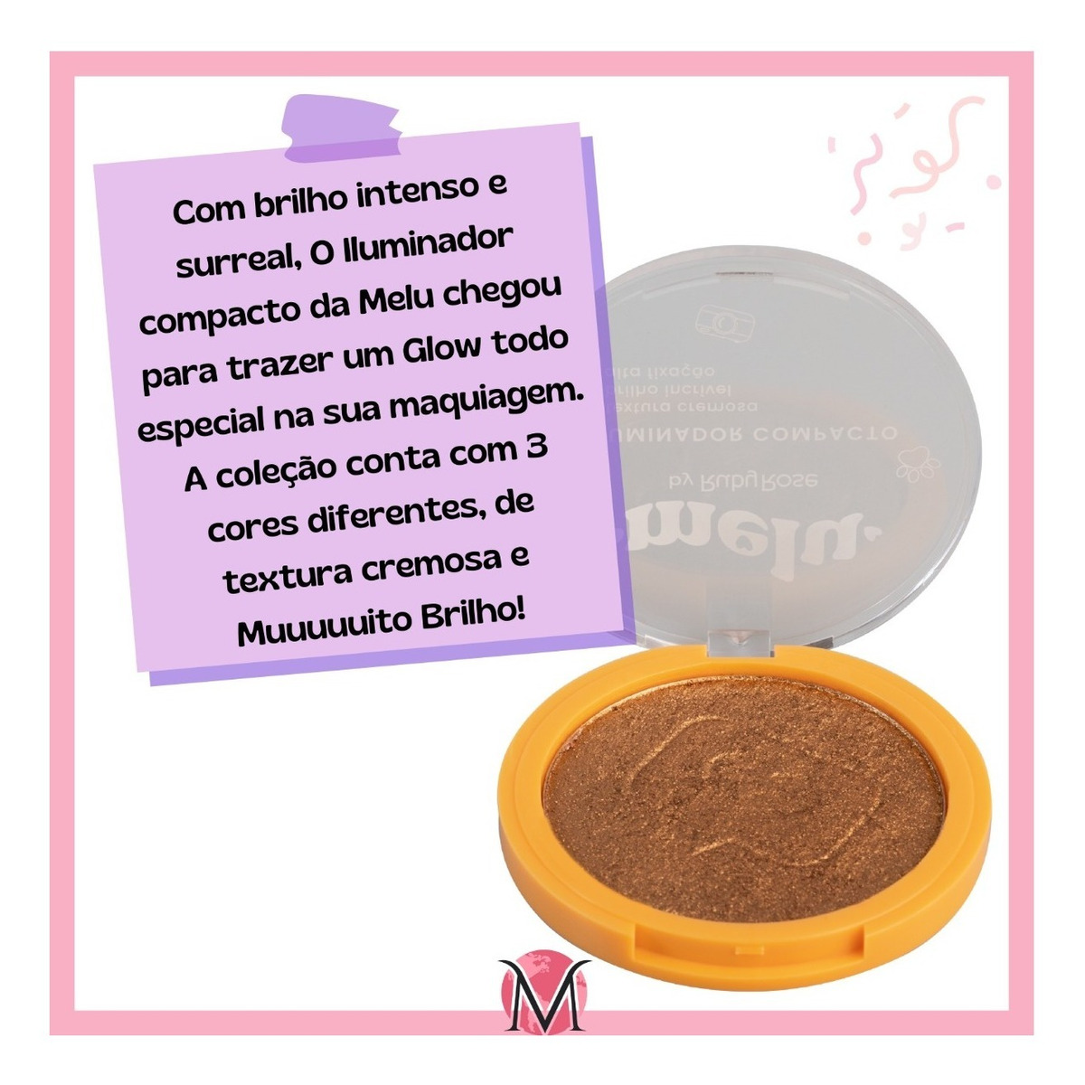Iluminador Compacto Melu 2