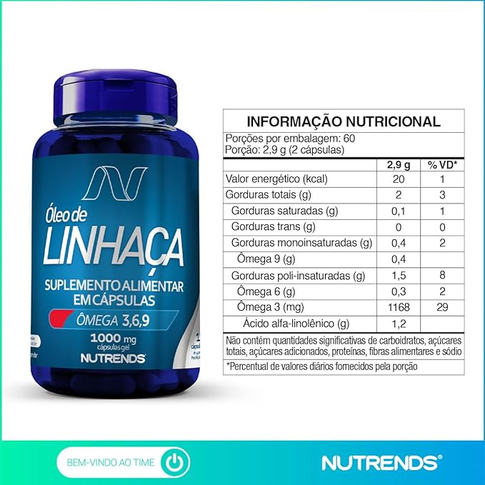 Óleo de Linhaça 120 Cápsulas 3