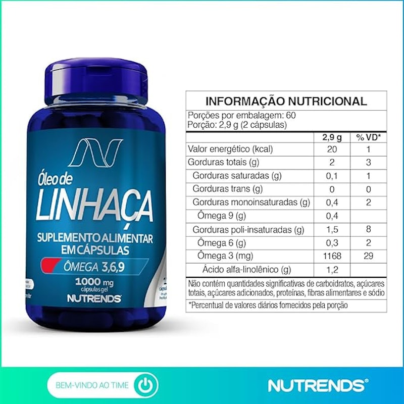 Óleo de Linhaça 120 Cápsulas 3
