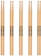 SPANKING Kit 5 Pares de Baquetas Ponta de Madeira Vanguarda By Spanking 1
