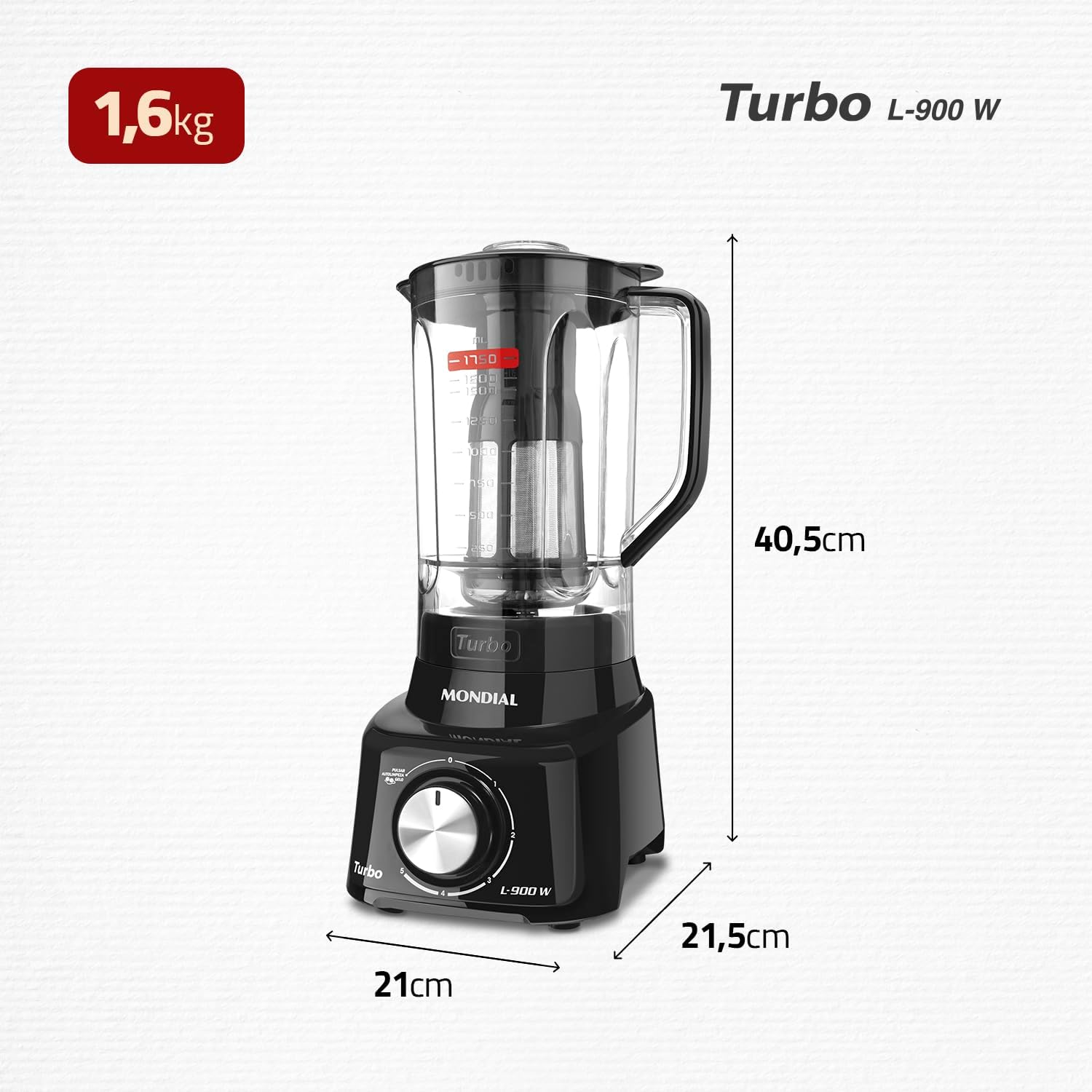 Liquidificador Mondial Turbo 5