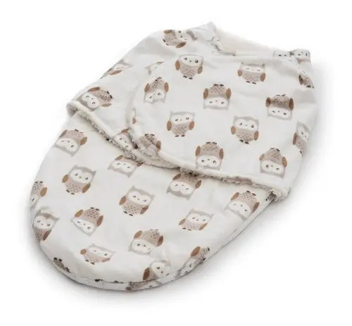 Cueiro Swaddle Ajustável Enroladinho com Sherpa 3
