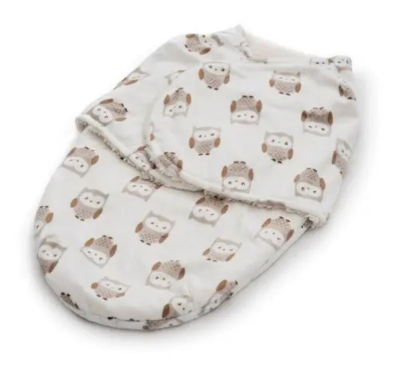 Cueiro Swaddle Ajustável Enroladinho com Sherpa 3