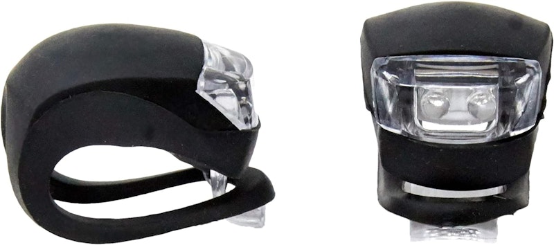Kit Farol Em Silicone Dianteiro e Traseiro para Bike 1