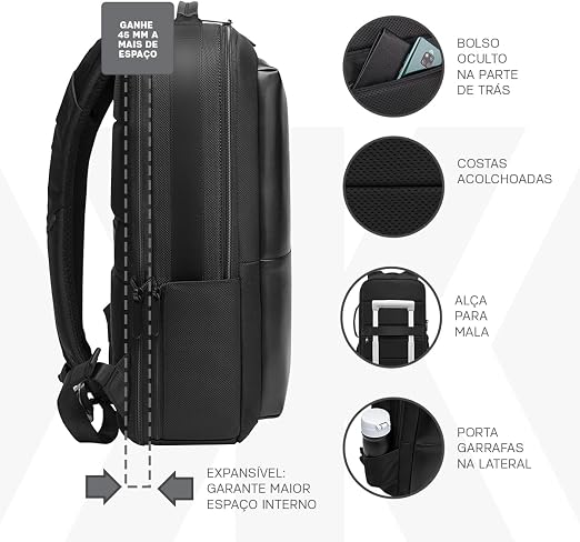 Mochila Notebook Executiva Nordk Summit 3