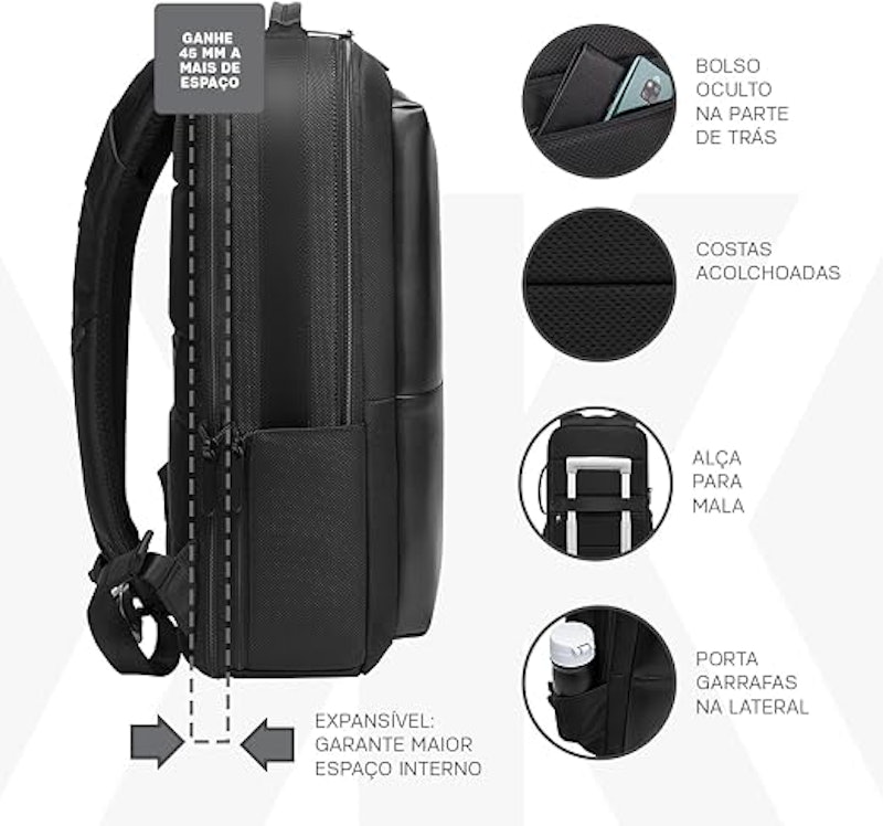 Mochila Notebook Executiva Nordk Summit 3