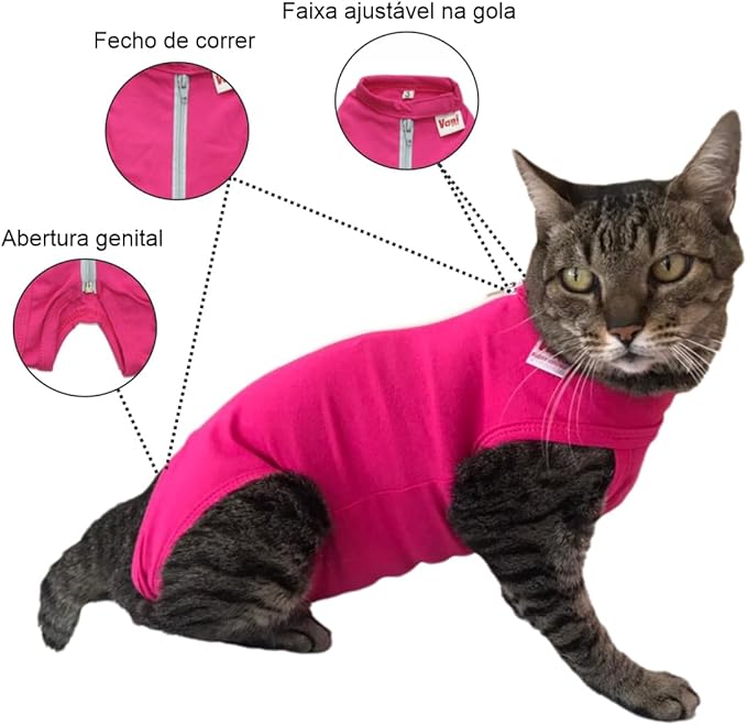 Roupa Cirúrgica Gato Unissex Cotton 2