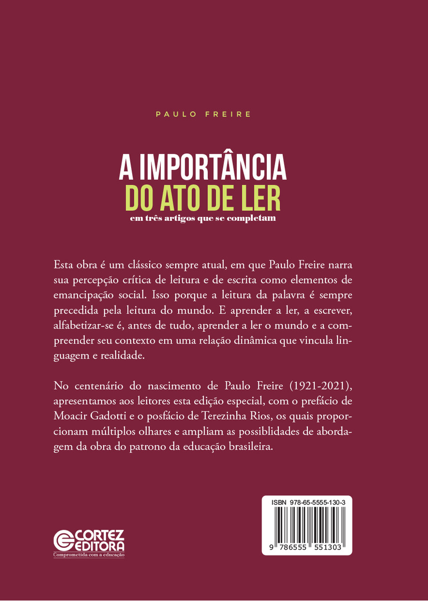 A Importância do Ato de Ler 2
