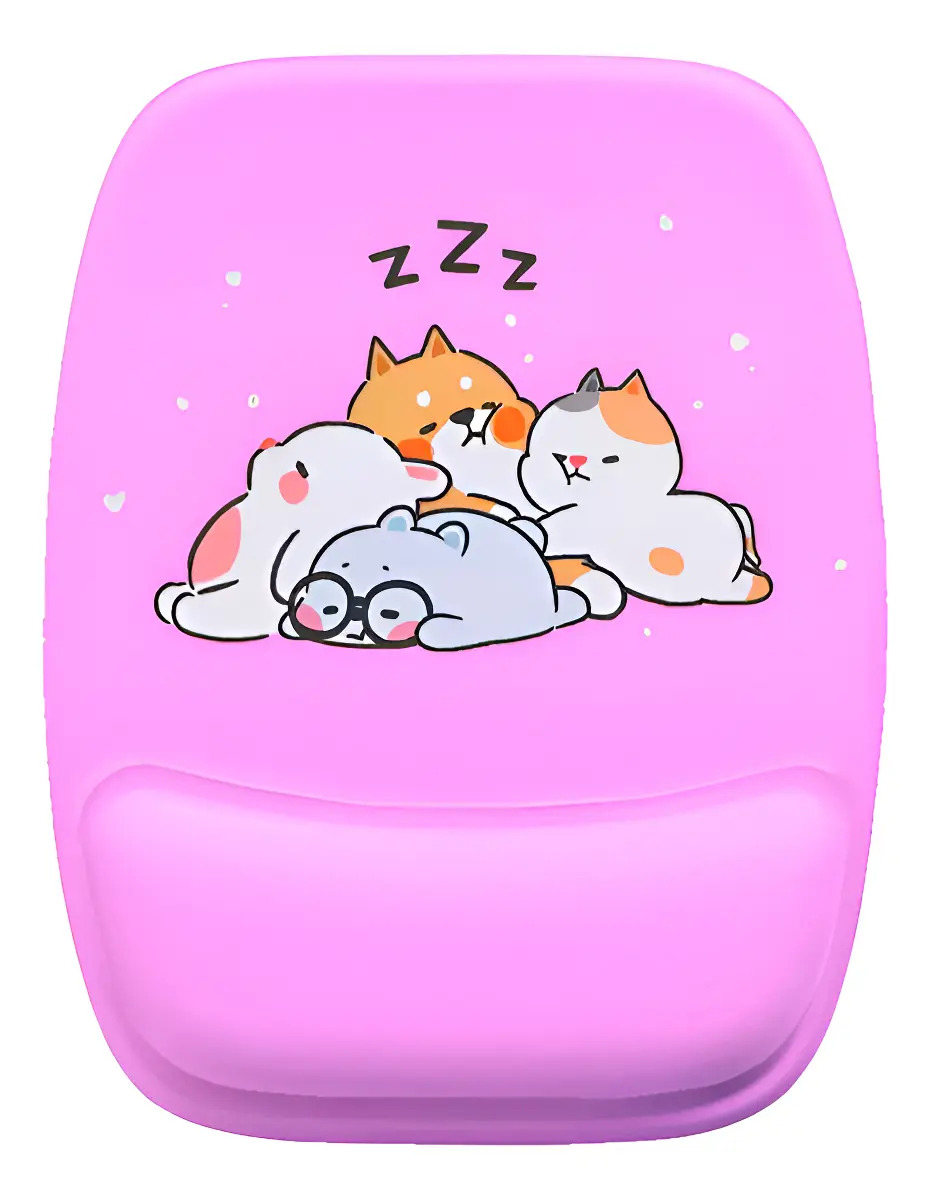 Mouse Pad Ergonômico Gatinhos Dormindo 1