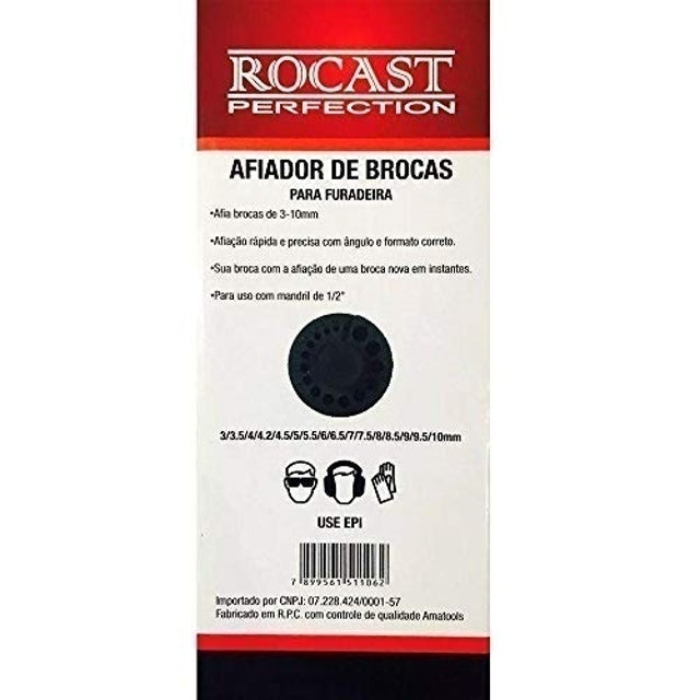 Afiador de Brocas Manual Rocast 4