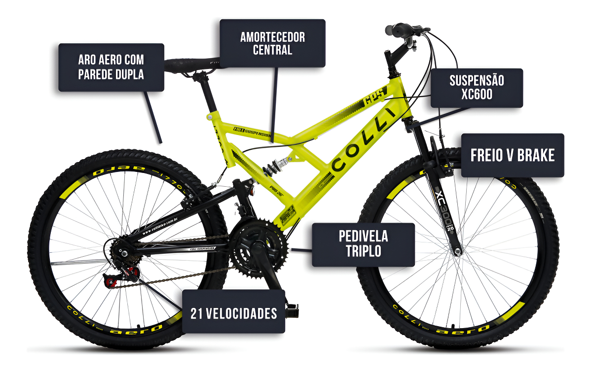 Bicicleta Colli GPS Aro 26 2