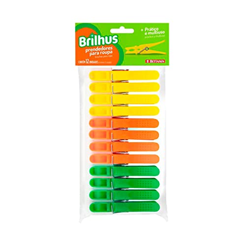 Prendedor de Roupas Plástico Brilhus 1