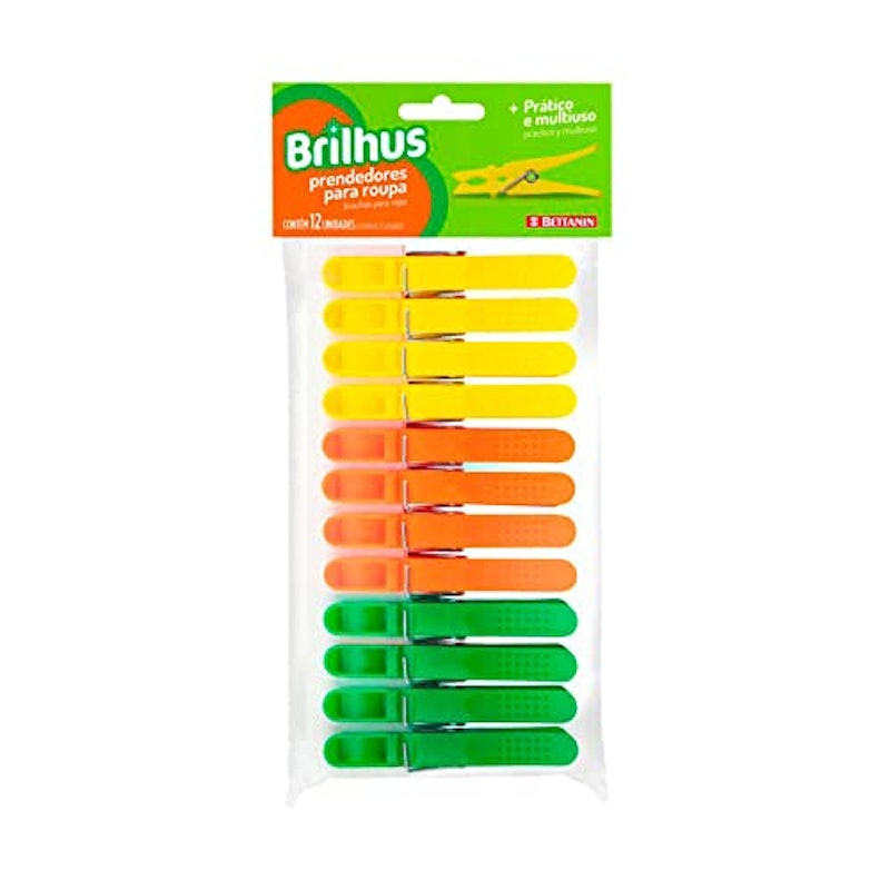 Prendedor de Roupas Plástico Brilhus 1