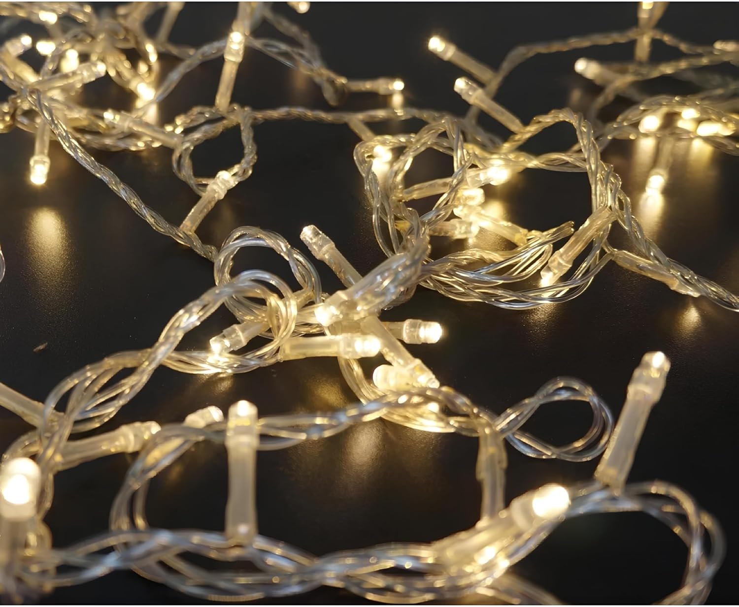 Cordão Pisca LED Branco Quente 10 m 4