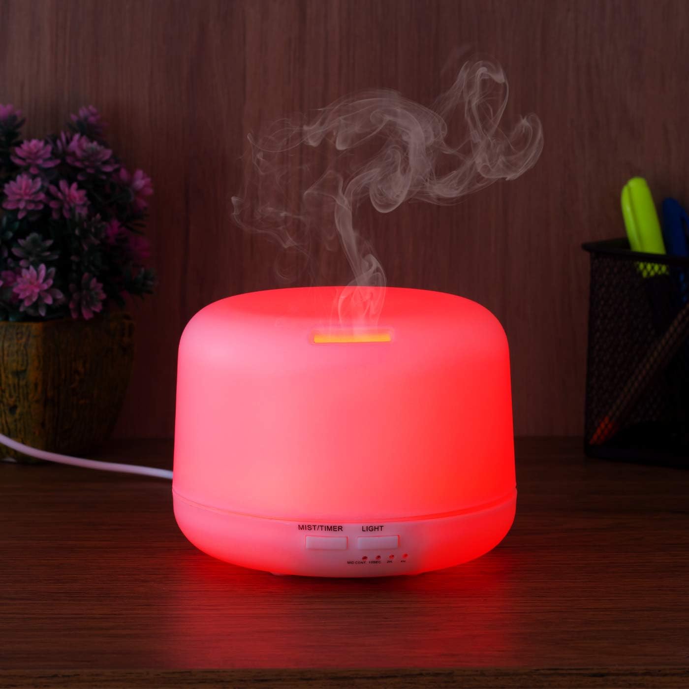 Umidificador de Ar Difusor Ultrassônico 500 ml 5