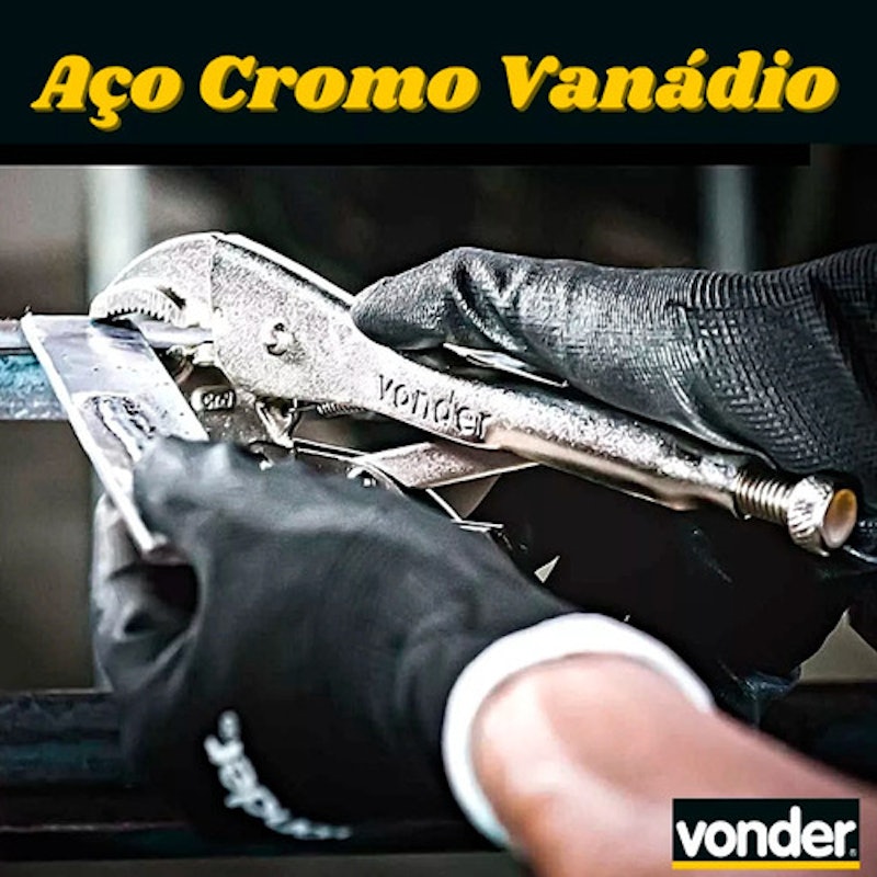 Alicate de Pressão 10" Mordente Reto Plus 5