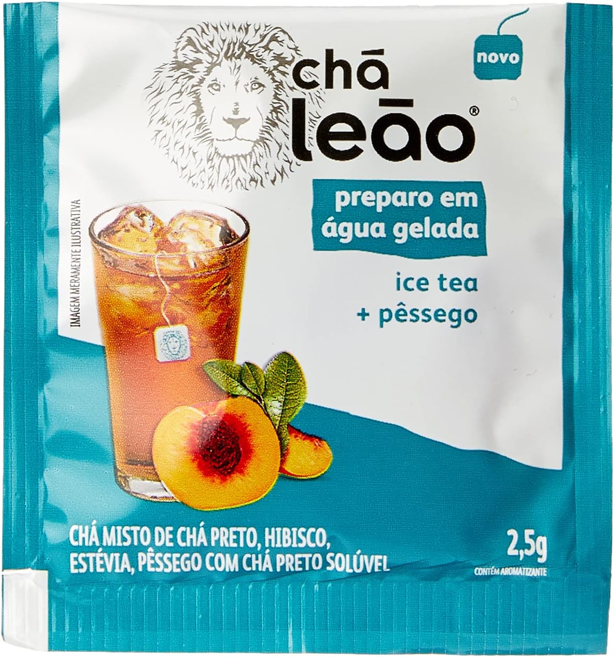 Chá Leão Água Gelada - Ice Tea e Pêssego 2