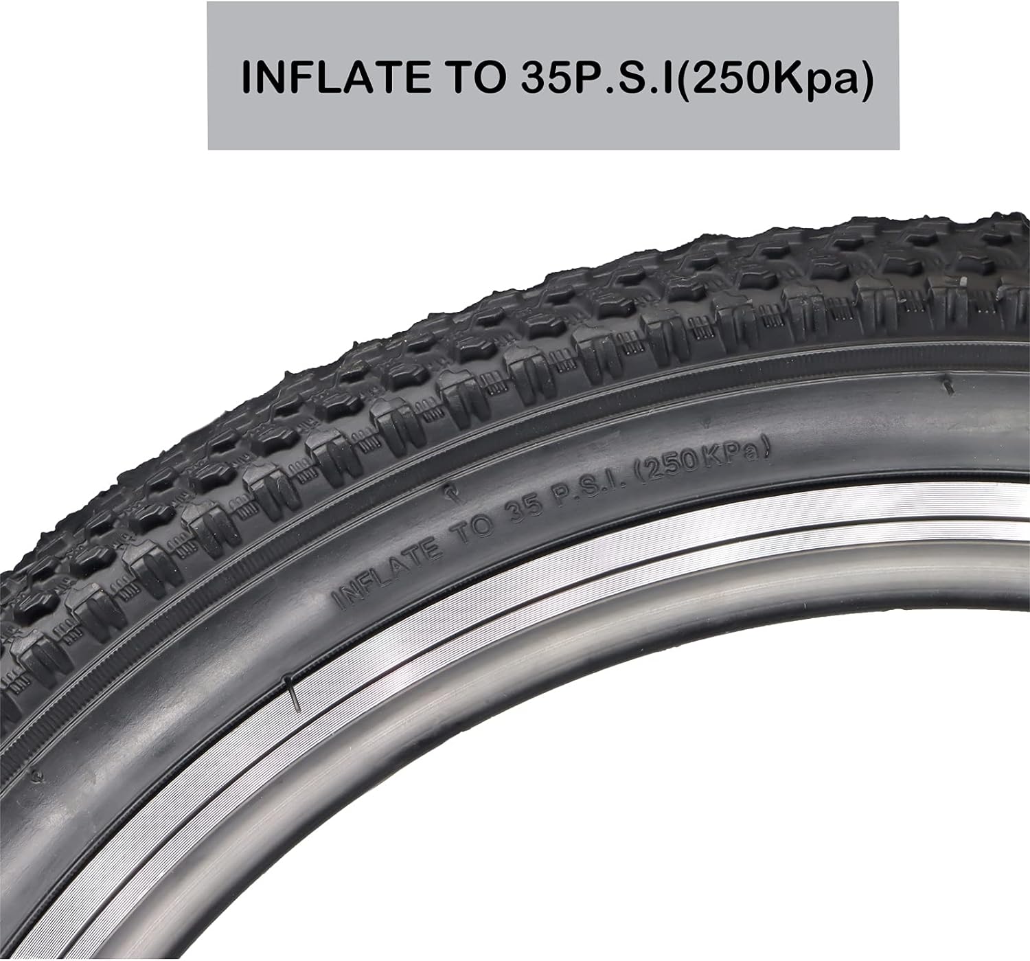 MOHEGIA Pneu de Bicicleta de Substituição Dobrável de 20cm MTB 5