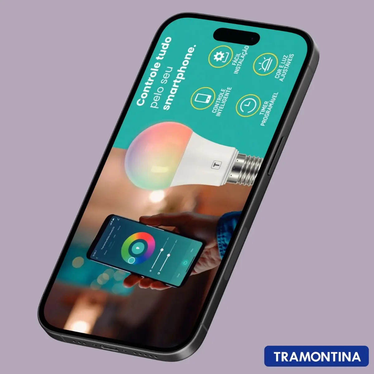 Lâmpada de LED Smart Tramontina Base 5