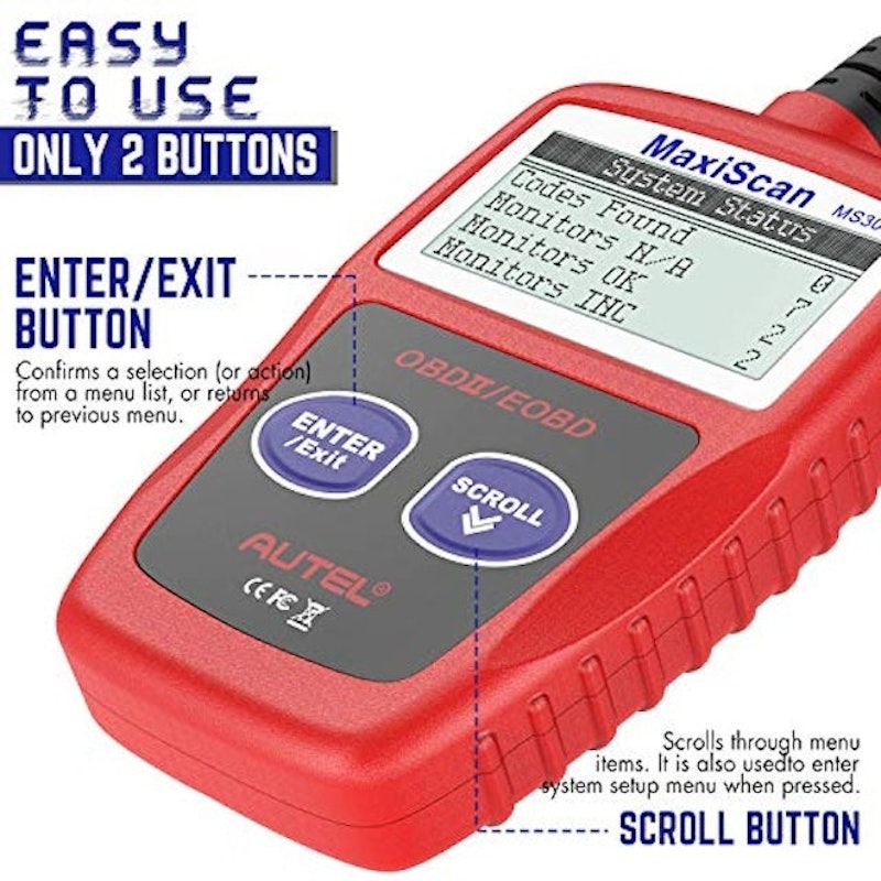 Scanner Automotivo Autel Maxiscan Ms309 3